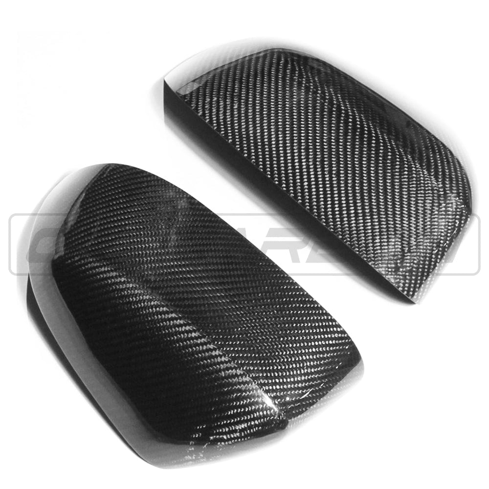 BMW X3 X4 X5 X6 (G01 G02 G05 G06) Carbon Fibre Wing Mirror Covers Caps | Gloss Real Carbon Door Mirror Housings | OEM/M Performance Style Replacement Pair | Fits 2017+
