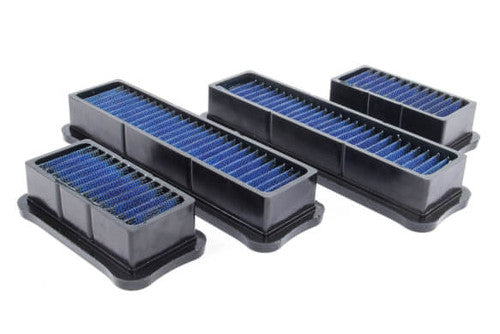 Dinan High Flow Performance Drop-In Panel Air Filters (Set of 4) for BMW X3M F97 & X4M F98 S58 - Direct Fit OEM Airbox, Reusable Cotton, Compatible with Dinan Carbon Intake D760-0054