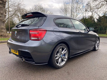 BMW 1 Series M135i Pre-Facelift Pre-LCI (F20/F21) Full Body Kit - Splitter, Side Skirts, Rear Spats, Rear Diffuser, Gloss Black Spoiler & Kidney Grilles, M Performance Style Mirror Covers - Direct Fit, No Paint, UK