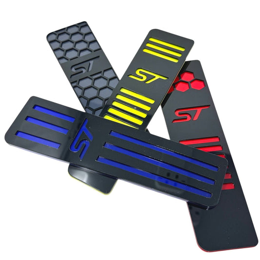 Car Enhancements UK - Dead Pedal (Multiple Designs & Colours) - Ford Focus MK2 / 2.5 All Models (2004-2010)