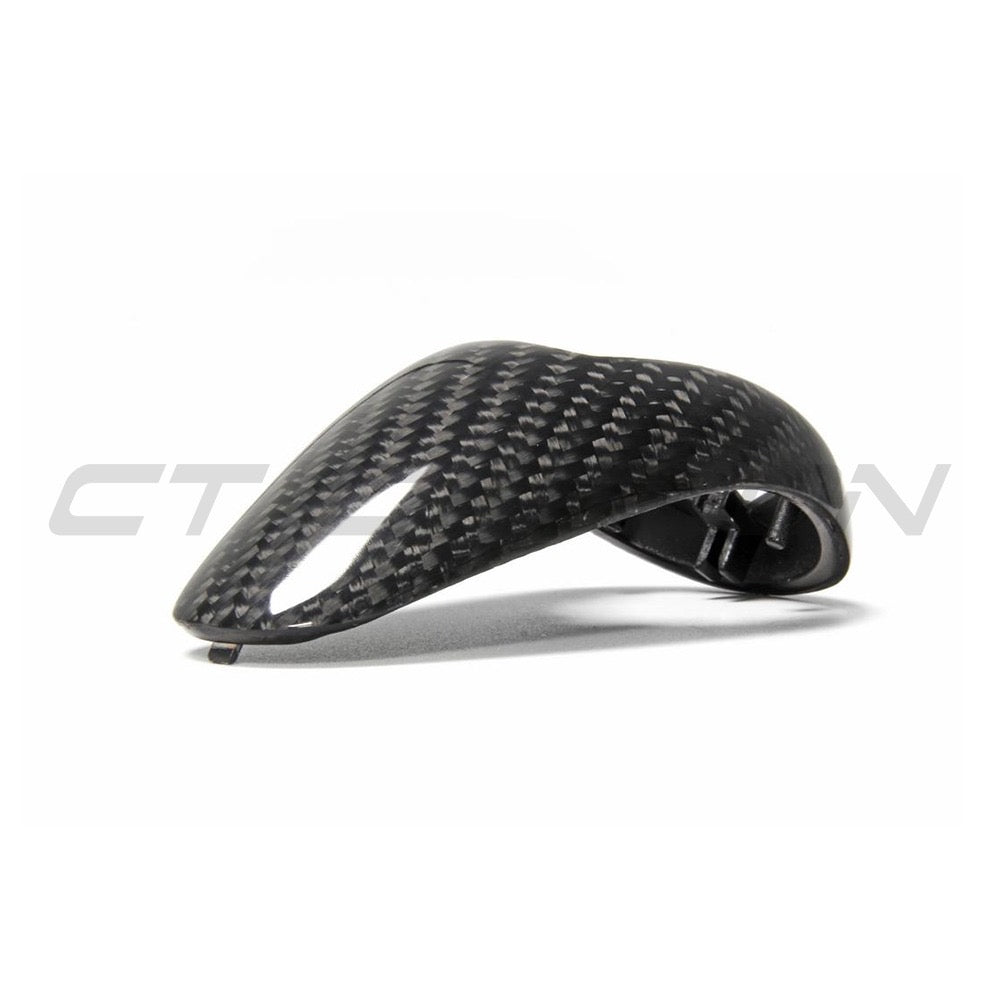 CT Carbon Carbon Fibre DCT Gear Selector / Shift Knob / Shifter for BMW F-Series M: F80 M3, F82 F83 M4, F87 M2/Competition, F10 M5, F12 F13 M6, F85 X5M, F86 X6M - OEM-Style Replacement Gear Lever (Dual-Clutch)
