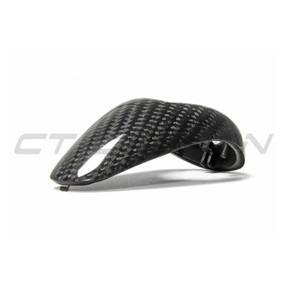 BMW M DCT Carbon Fibre/Fiber Gear Selector Shift Knob Lever - CT Carbon Full Replacement Shifter for F80 M3, F82/F83 M4, F87 M2, F10 M5, F12/F13 M6, F85 X5M, F86 X6M (Dual-Clutch M Performance Style)
