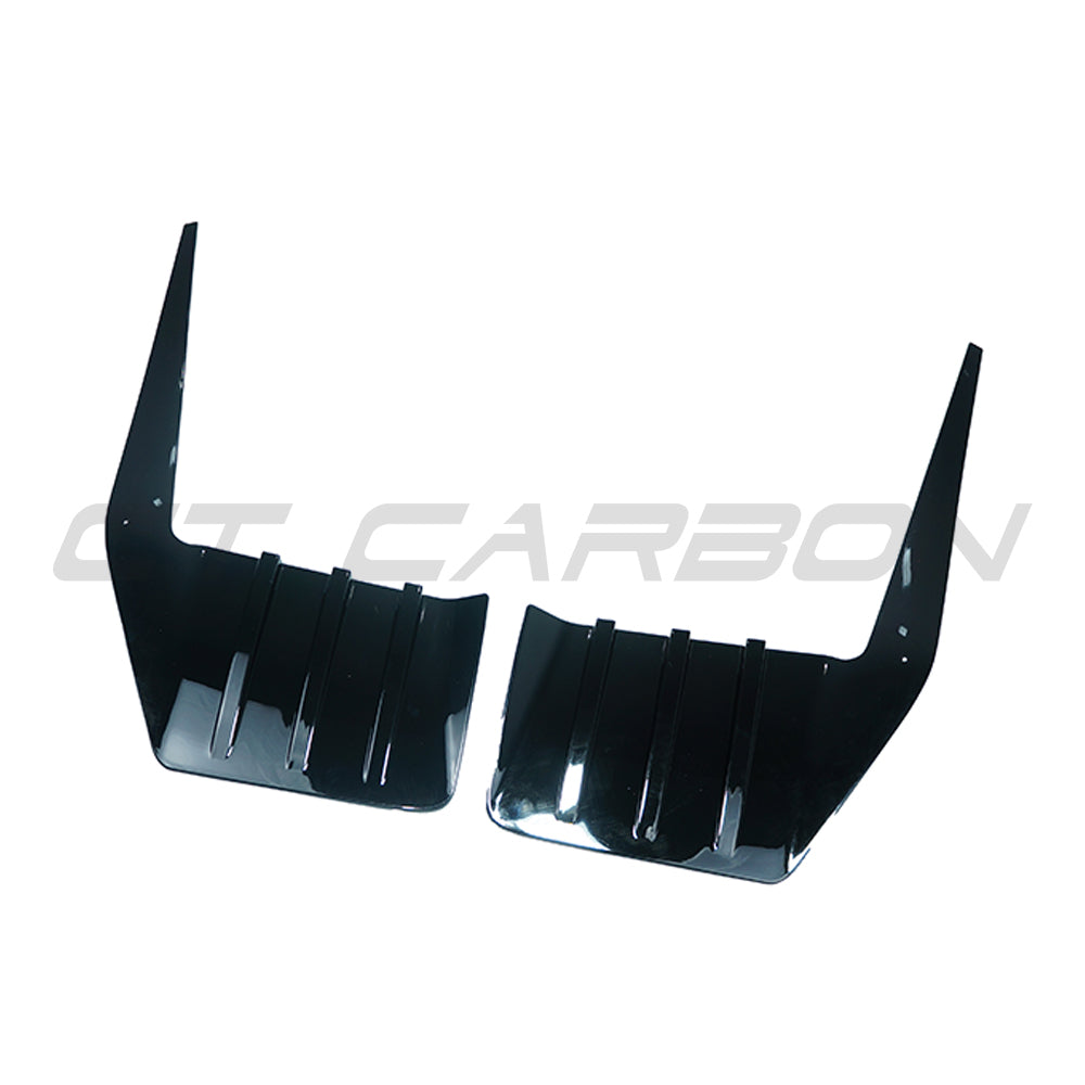 BMW M2 G87 Rear Bumper Trim Gloss Black – Rear Valance / Apron Insert / Diffuser Surround Garnish – Piano Black ABS OEM Style Shadowline – 2023 2024 2025 – CT Carbon