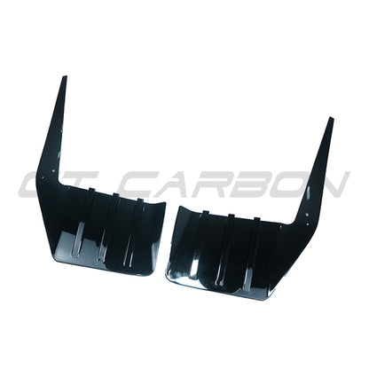 BMW M2 G87 Rear Bumper Trim Gloss Black – Rear Valance / Apron Insert / Diffuser Surround Garnish – Piano Black ABS OEM Style Shadowline – 2023 2024 2025 – CT Carbon