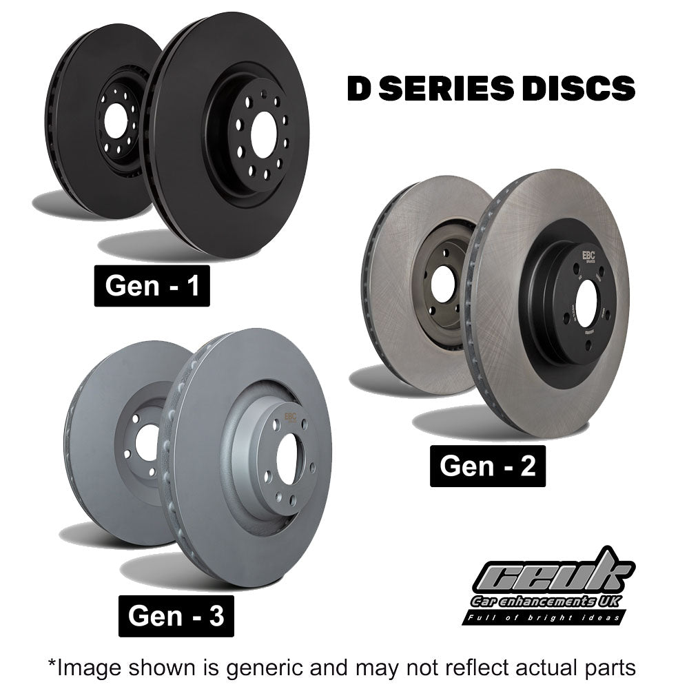EBC Front Brake Disc Upgrade (Multiple Options) - Volkswagen Golf MK6 1.4T