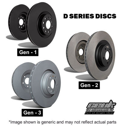 EBC Front Brake Disc Upgrade (Multiple Options) - Volkswagen Golf MK8 (1.0T, 1.4T, 1.5T Petrol & 2.0 Turbo Diesel)