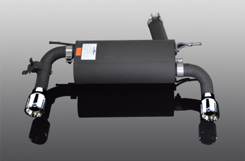 AC Schnitzer Twin/Dual Exit Performance Exhaust Rear Back Box/Silencer/Muffler for BMW 4 Series Gran Coupe F36 435i 440i (SE, Sport, M Sport) Stainless Steel 90mm Tips - Polished Chrome or Ceramic Black - Includes Twin Outlet Diffuser/Valance Insert