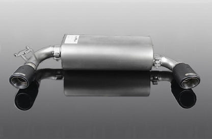 AC Schnitzer Axle-Back Performance Exhaust Rear Silencer/Muffler Back Box for BMW M240i & M240i xDrive 2 Series F22/F23 (B58, 07/2018+ OPF/GPF/PPF) | Stainless Steel Valved | Twin 90mm Carbon Fibre Tailpipes | Coupe & Convertible