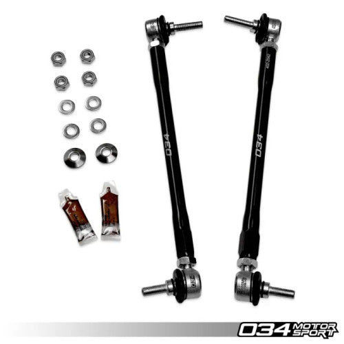 034 Motorsport Dynamic+ Billet Adjustable Front Sway Bar End Links - E8X & E9X M