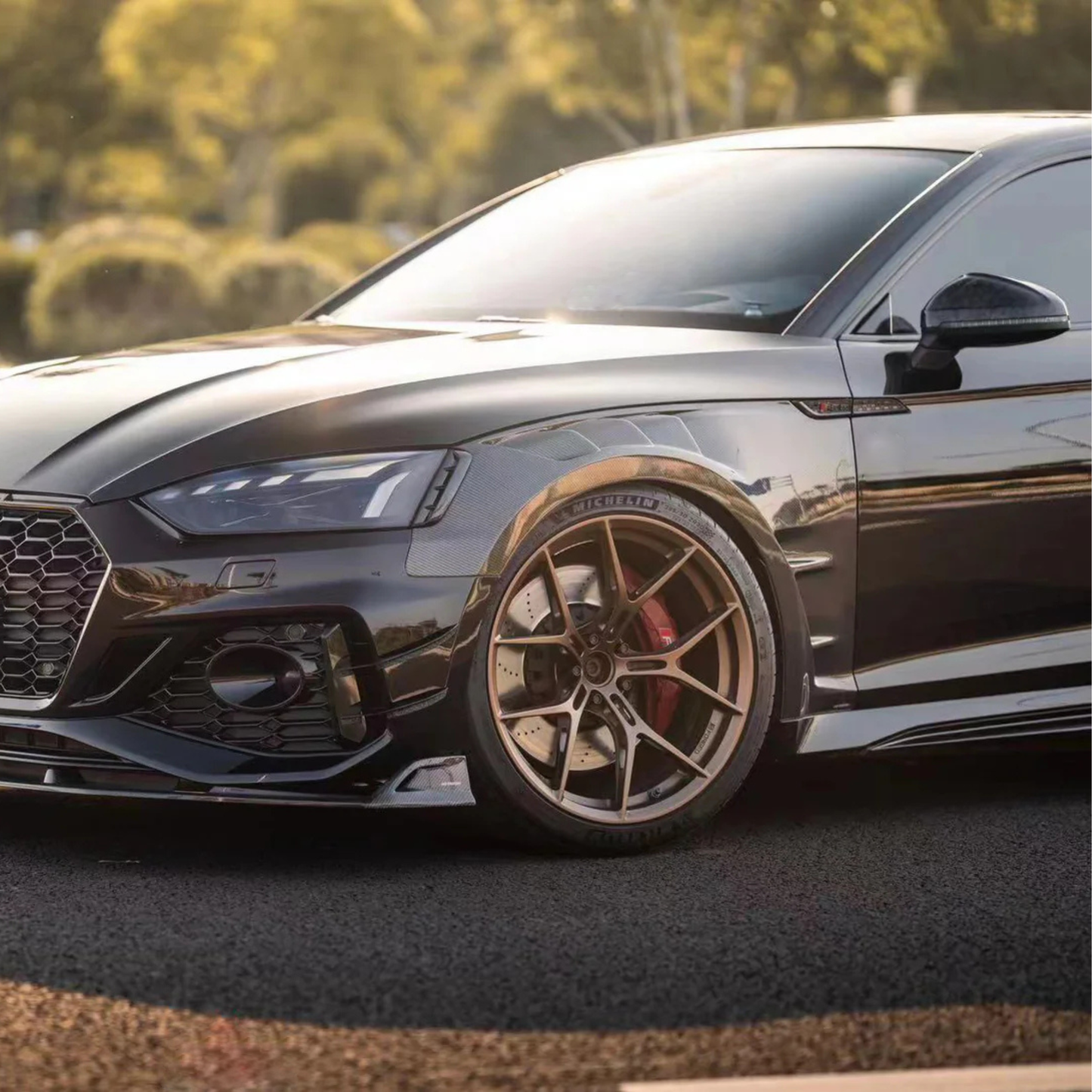 Audi RS5 B9.5 Carbon Fibre Front Fender Replacement