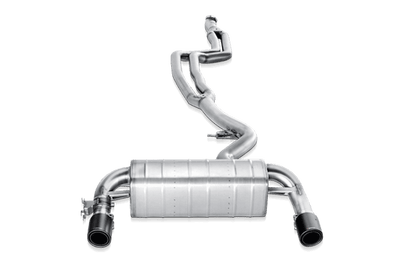 Akrapovic Evolution Line (SS) Cat-Back Exhaust (Catback) + Evolution Link Pipe Set for BMW 4 Series 435i F32 F33 F36 2013-2015 | Stainless Valved Performance Exhaust with Carbon Fibre Tips | Twin Centre Link Pipes | xDrive Compatible