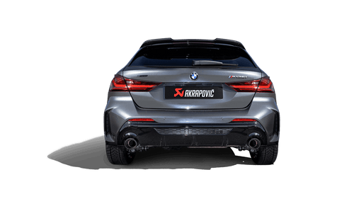 Akrapovic Valved Titanium Axle-Back/Slip-On Line Exhaust Back Box for BMW M135i xDrive F40 (2019+) - Carbon Fibre Tips - ECE Approved, OPF/GPF Compatible, EU/UK Road Legal Sports Rear Silencer