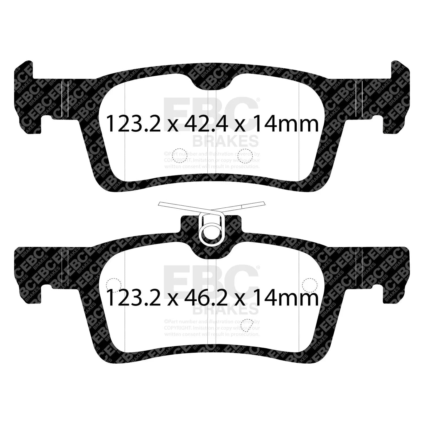 Greenstuff Brake Pad 2000 Series Sport Set - MK8 Fiesta ST