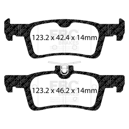 Greenstuff Brake Pad 2000 Series Sport Set - MK8 Fiesta ST