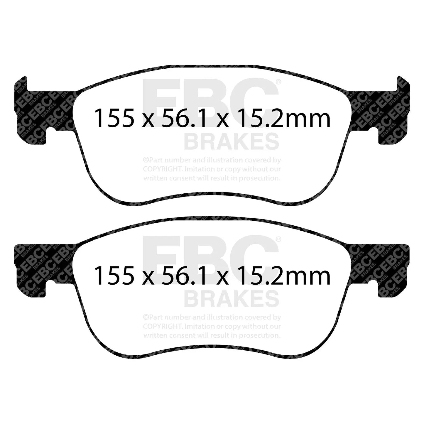 Yellowstuff 4000 Series Street and Track Brake Pad Set -MK8 Fiesta ST