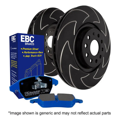 EBC Brakes Bluestuff Pad and BSD Disc Rotor Kit - Focus ST225 Rear