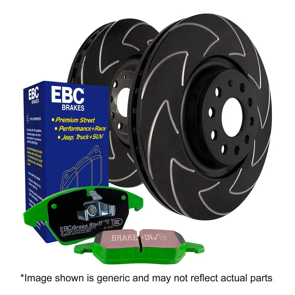 EBC Greenstuff 2000 Pad and BSD Disc Rotor Kit - Focus ST225 Rear