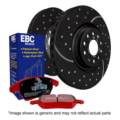 EBC Brakes Redstuff Pad and GD Disc Rotor Kit - Focus ST225 Front