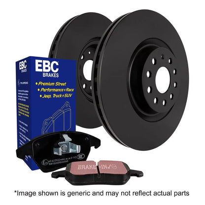 EBC Brakes Ultimax Pad and Plain Disc Full Kit - Focus ST225 Front & Rear