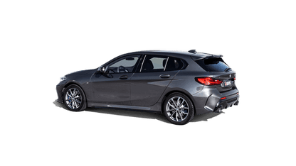 Akrapovic Valved Titanium Axle-Back/Slip-On Line Exhaust Back Box for BMW M135i xDrive F40 (2019+) - Carbon Fibre Tips - ECE Approved, OPF/GPF Compatible, EU/UK Road Legal Sports Rear Silencer