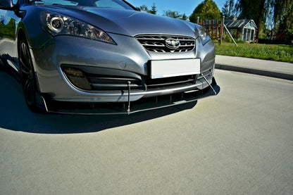 Maxton Design - FRONT RACING SPLITTER HYUNDAI GENESIS MK1 COUPE (2009-2012)