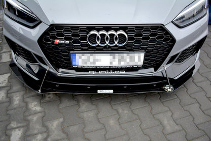 Maxton Design - RACING FRONT SPLITTER V.1 AUDI RS5 F5 COUPE / SPORTBACK