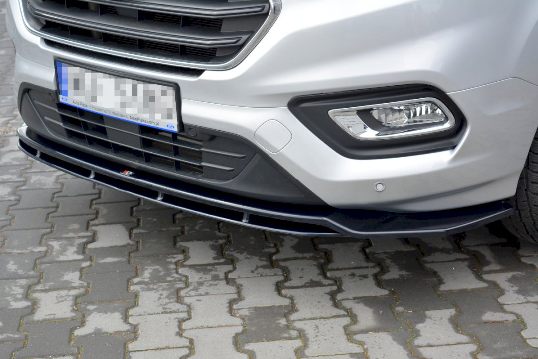 Maxton Design - FRONT SPLITTER FORD TRANSIT CUSTOM MK 1 FACELIFT (2018-2023)