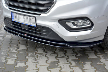 Maxton Design - FRONT SPLITTER FORD TRANSIT CUSTOM MK 1 FACELIFT (2018-2023)