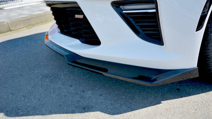 Maxton Design - FRONT SPLITTER V.1 CHEVROLET CAMARO 6TH-GEN. PHASE-I 2SS COUPE (2016-18)
