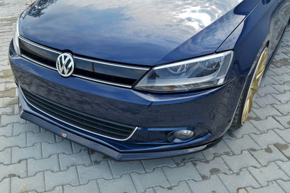 Maxton Design - FRONT SPLITTER V.2 VW JETTA MK6 SEDAN PRE-FACELIFT (2011-2014)