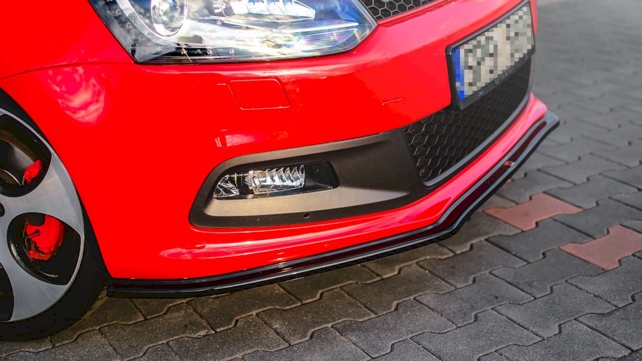 Maxton Design - Front Splitter V.2 Volkswagen Polo GTI Mk5 (2009-2014)