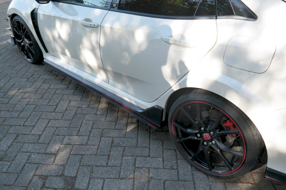 Maxton Design - RACING SIDE SKIRTS SPLITTERS HONDA CIVIC MK10 TYPE-R (2017-UP)