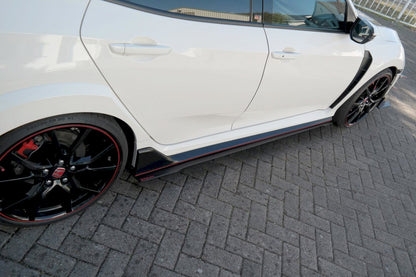 Maxton Design - RACING SIDE SKIRTS SPLITTERS HONDA CIVIC MK10 TYPE-R (2017-UP)