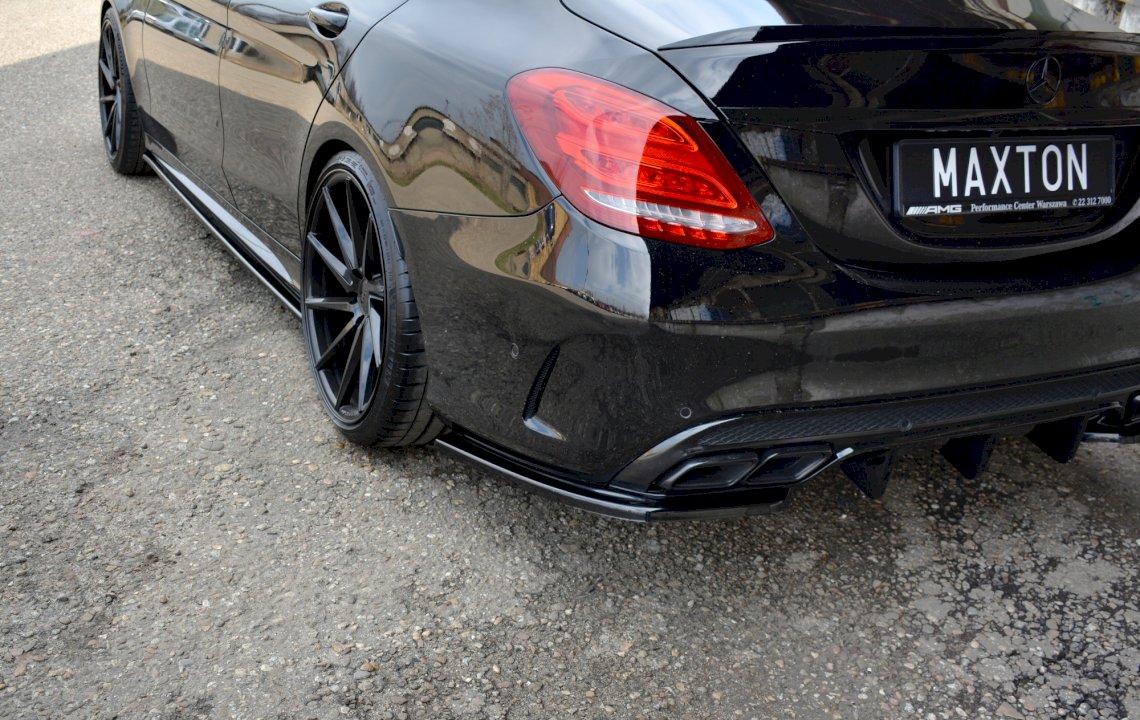 Maxton Design - REAR SIDE SPLITTERS MERCEDES C43 AMG W205 (2018-UP)