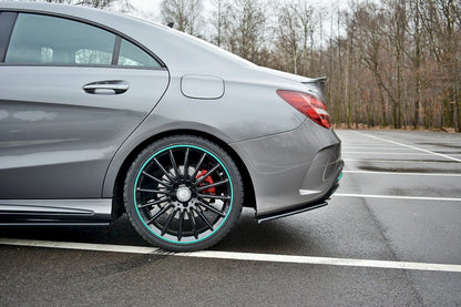 Maxton Design - REAR SIDE SPLITTERS MERCEDES-BENZ CLA C117 AMG-LINE FACELIFT (2017-UP)