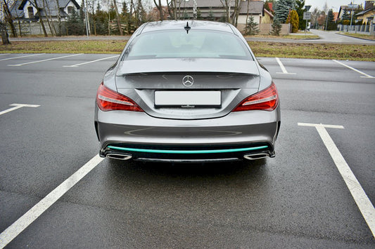 Maxton Design - REAR SIDE SPLITTERS MERCEDES-BENZ CLA C117 AMG-LINE FACELIFT (2017-UP)