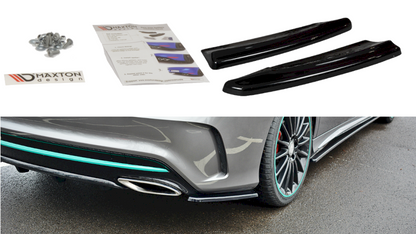Maxton Design - REAR SIDE SPLITTERS MERCEDES-BENZ CLA C117 AMG-LINE FACELIFT (2017-UP)