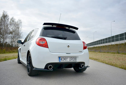 Maxton Design - REAR SIDE SPLITTERS RENAULT CLIO MK3 RS FACELIFT (2009-2012)