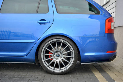 Maxton Design - REAR SIDE SPLITTERS SKODA OCTAVIA MK2 VRS ESTATE FACELIFT (2008-2013)