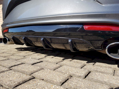 Maxton Design - REAR DIFFUSER VOLKSWAGEN SCIROCCO MK3 R FACELIFT (2014-2017)