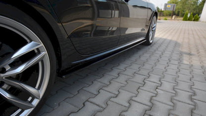 Maxton Design - SIDE SKIRTS SPLITTERS AUDI A5 SPORTBACK S-LINE MK1 FACELIFT (8T) (2011-2016)