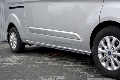 Maxton Design - SIDE SKIRTS SPLITTERS FORD TRANSIT CUSTOM MK 1 FACELIFT (2018-2023)