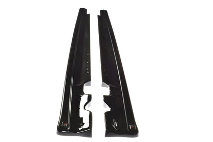 Maxton Design - SIDE SKIRTS SPLITTERS MERCEDES C-CLASS W205 COUPE AMG-LINE (2015-2018)