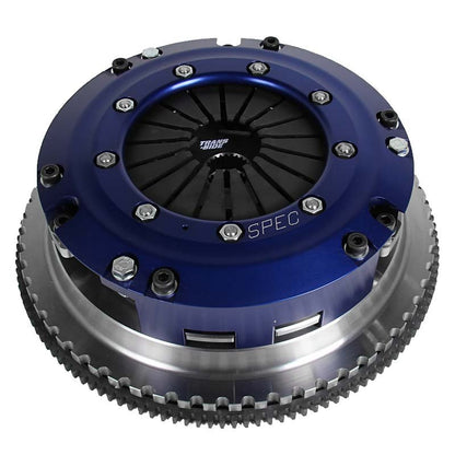 SPEC Super Twin Twin-Disc/Twin Plate Dual Disc Performance Clutch & Billet Steel Single-Mass Flywheel Kit for BMW M3 E90/E92/E93 (E9x) S65 V8 2007-2013 | 910 lb-ft | Heavy Duty Street/Track | 6-Speed Manual | SB93SST