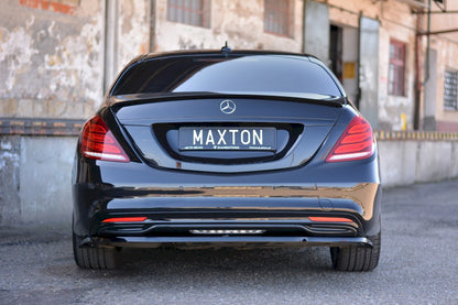 Maxton Design - SPOILER EXTENSION CAP MERCEDES S-CLASS W222 (2013-2017)
