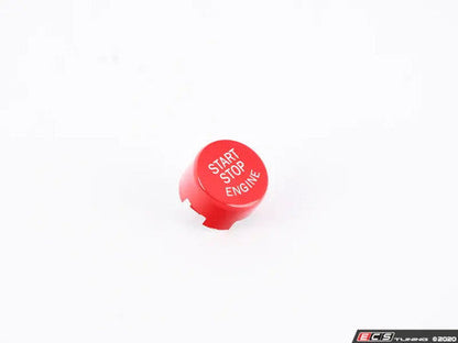 ECS Tuning Red Engine Start/Stop Button – Push to Start Ignition Switch Cap Replacement | Start Engine Stop Car Dashboard Starter Button Cover | Red Push Start Interior Upgrade