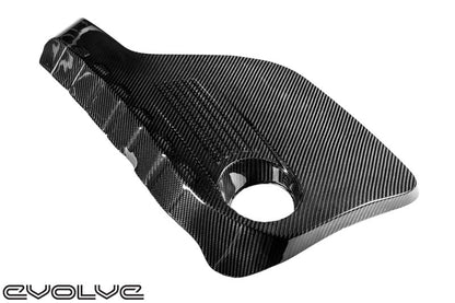 Eventuri Carbon Fibre (Carbon Fiber) Engine Cover / Engine Shroud for BMW F8X & F87 S55 – M3 F80, M4 F82 F83 Convertible, M2 Competition – Carbon Engine Bay Beauty Cover Panel, OEM+ Under‑Bonnet Dress‑Up