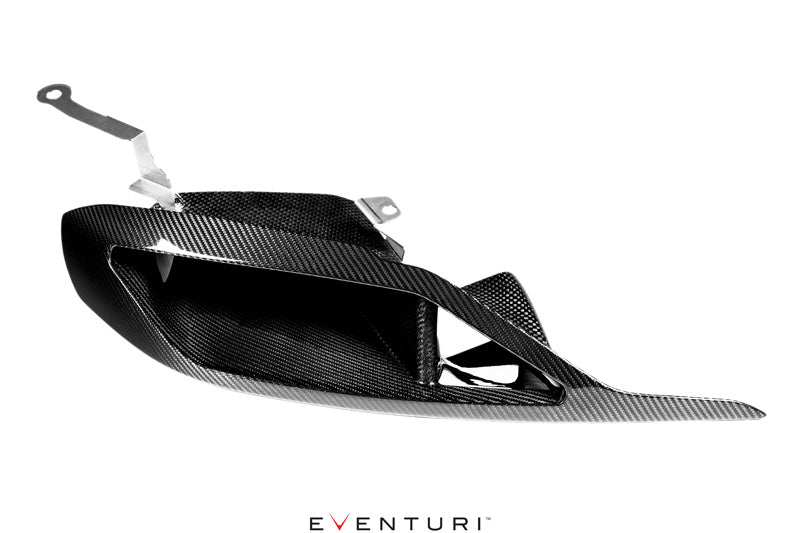 Eventuri Carbon Fibre Headlight Delete Intake Duct Ram Air Scoop for Toyota GR Supra A90 MKV (MK5) B58 - Cold Air Feed/Induction - Track/Off-Road Headlamp Replacement