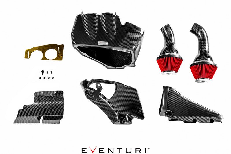 Eventuri Performance Carbon Fibre (Carbon Fiber) Cold Air Intake System, Induction Kit & Airbox Upgrade – Audi RS6 C7/C7.5 Avant & RS7 C7 Sportback 4.0T 4.0 TFSI V8 Biturbo (2013–2018)