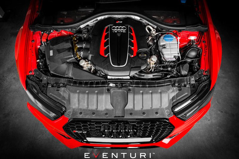 Eventuri Performance Carbon Fibre (Carbon Fiber) Cold Air Intake System, Induction Kit & Airbox Upgrade – Audi RS6 C7/C7.5 Avant & RS7 C7 Sportback 4.0T 4.0 TFSI V8 Biturbo (2013–2018)